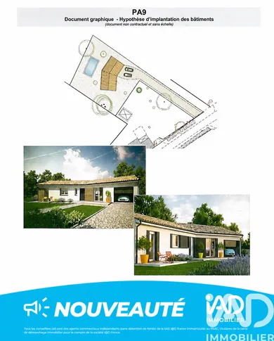 Building plot in Saint-Vivien-de-Médoc (33590)