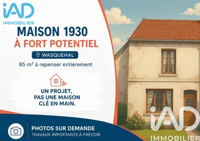 Maison de ville à Wasquehal (59290)