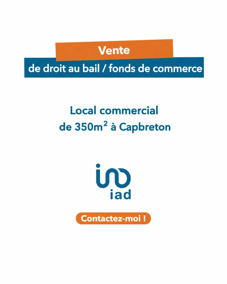 Local commercial 350 m² · à Capbreton · 350 m² · 258 720 €