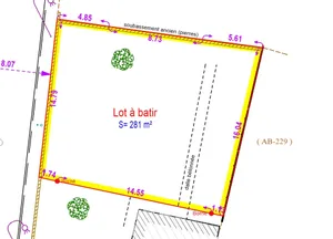 Building plot in Grand-Champ (56390)