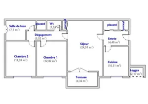 Appartement à Pau (64000)
