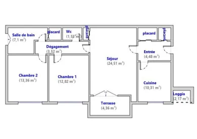 Appartement à Pau (64000)
