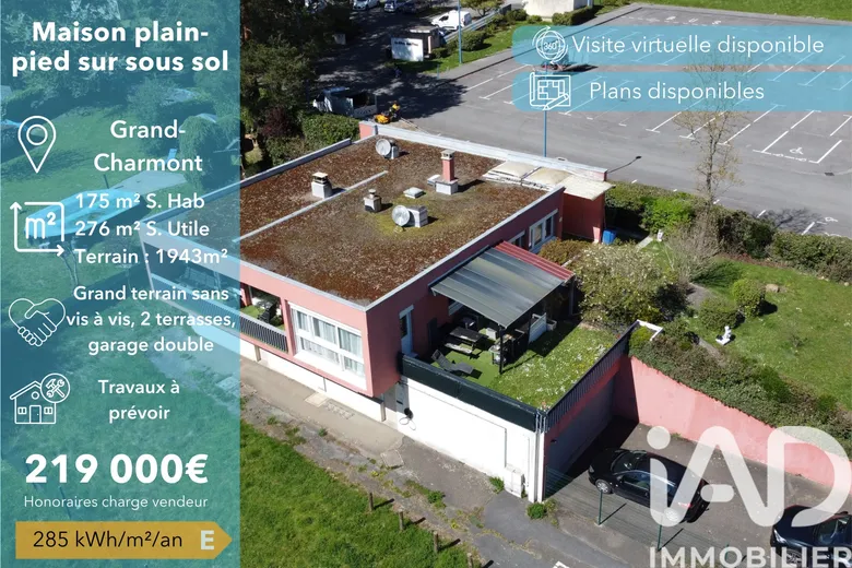 Maison 6 pièces 175 m² · à Grand-Charmont · 175 m² · 219 000 €