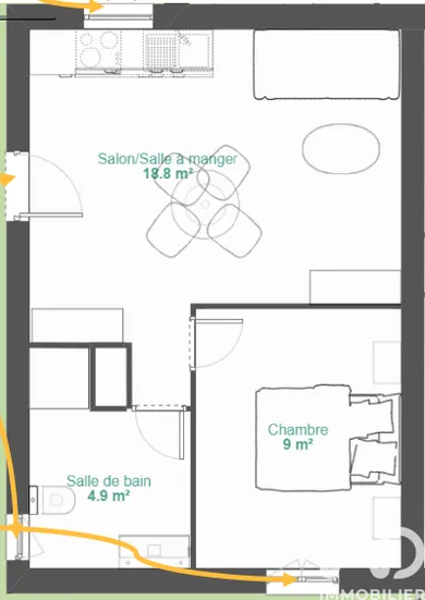 Apartment in Saint-Gilles-Croix-de-Vie (85800)