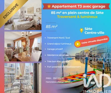 Appartement à Sète (34200)