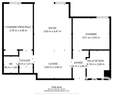 Apartment in Eysines (33320)