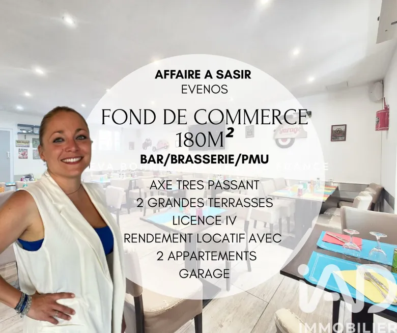 Bar, Brasserie, Tabac à EVENOS (83330) · 180 m² · 176 000 €