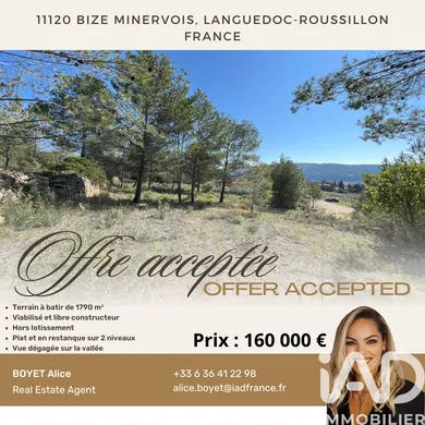 Building plot in Bize-Minervois (11120)