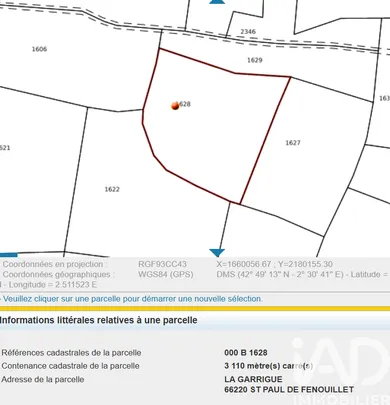 Farm land in st paul de fenouillet (66220)