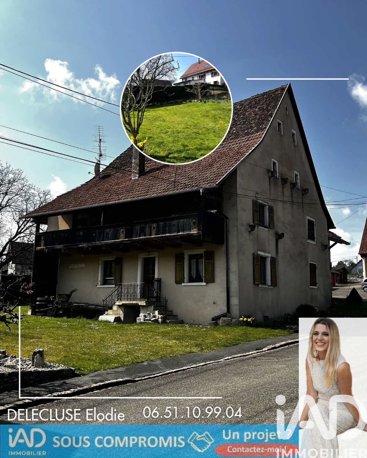 Vente maison à Sondersdorf (68480) : maison traditionnelle 4 pièces 90 m²