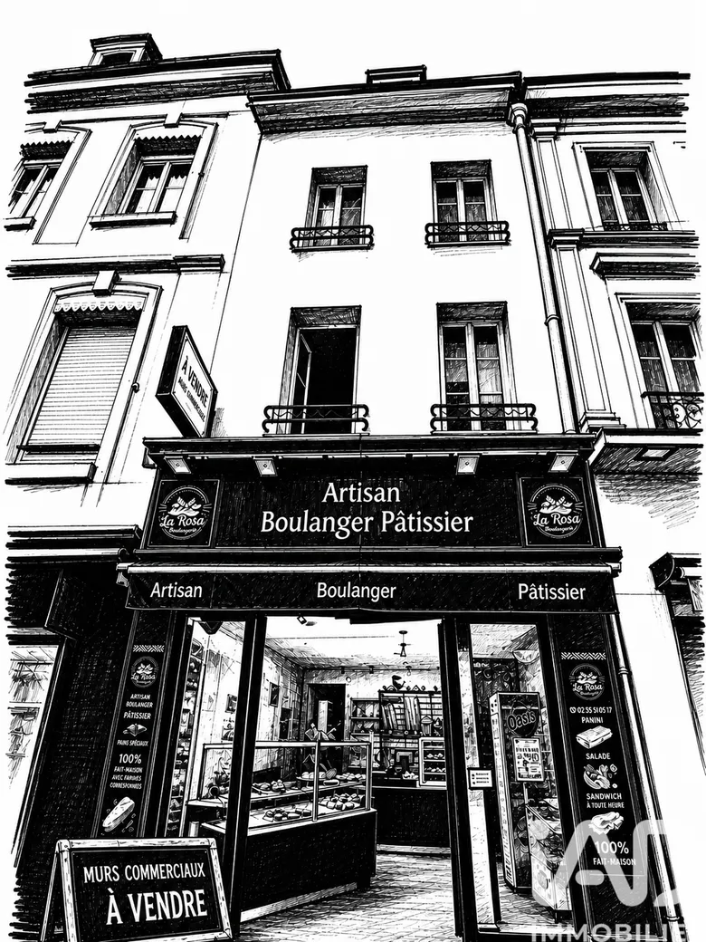 Local commercial 180 m² · à Bolbec · 180 m² · 75 800 €