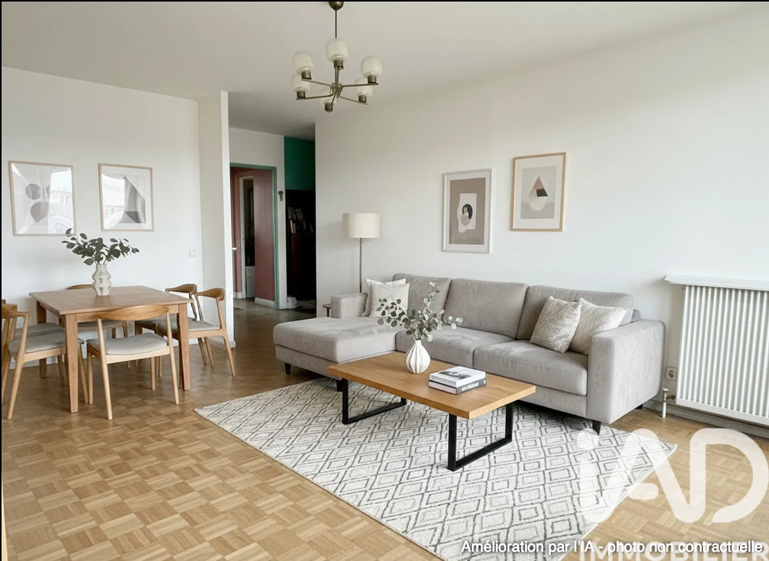 Vente appartement à Montrouge (92120) : appartement 3 pièces 65 m² - 2015871 — 2