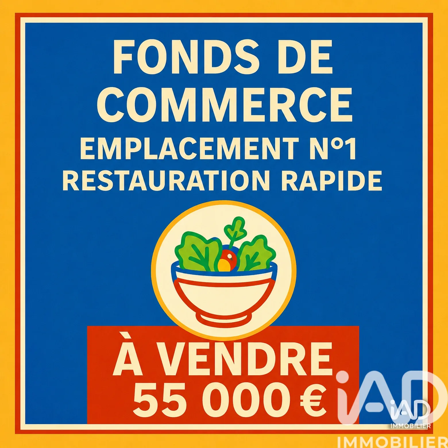 Vente restauration rapide 50 m² à Marseille (13002)