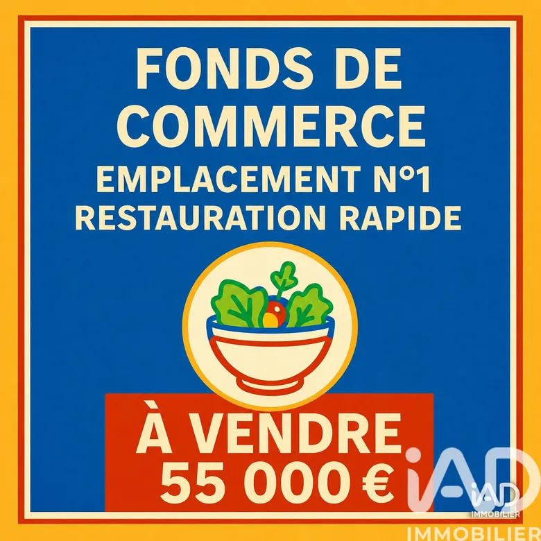 Local commercial 50 m² · à Marseille · 50 m² · 55 000 €