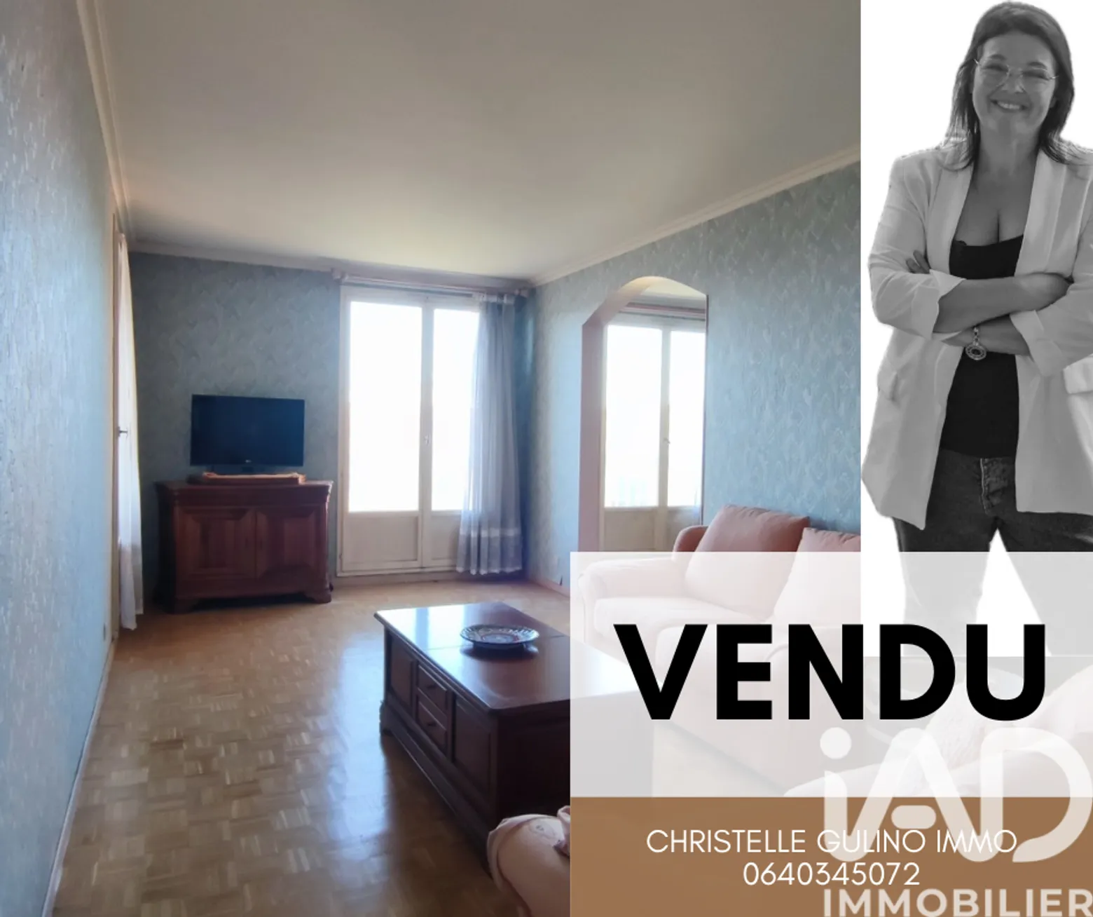 Vente appartement à Marseille (13013) : appartement 4 pièces 73 m² — 6