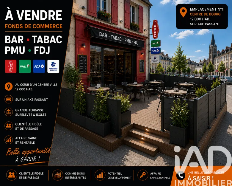 Local commercial 3 pièces 92 m² · à Baugé-en-Anjou · 92 m² · 548 000 €