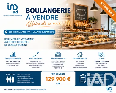 Boulangerie à Mortcerf (77163)