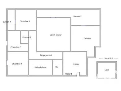 Appartement à Mantes-la-Jolie (78200)