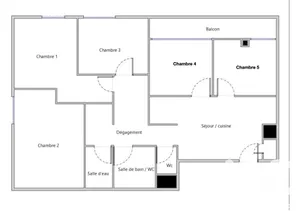 Apartment in Boissy-Saint-Léger (94470)