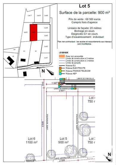 Building plot in Dampleux (02600)
