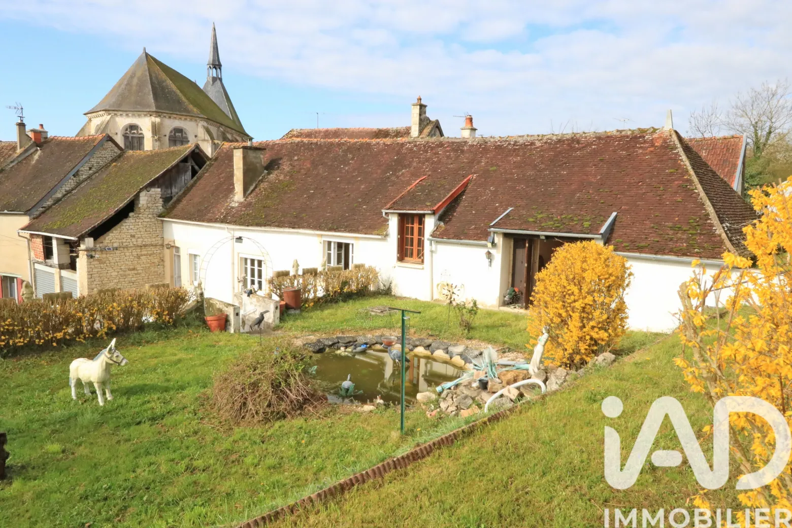 Vente maison à Dannemoine (89700) : longère 4 pièces 95 m² - 2020126 — 2