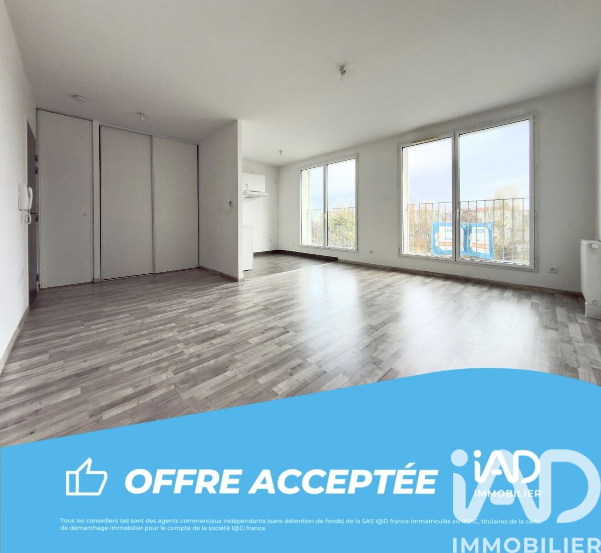 Vente appartement à Nantes (44300) : appartement 2 pièces 47 m²