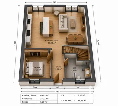 Building plot in Noisy-le-Grand (93160)