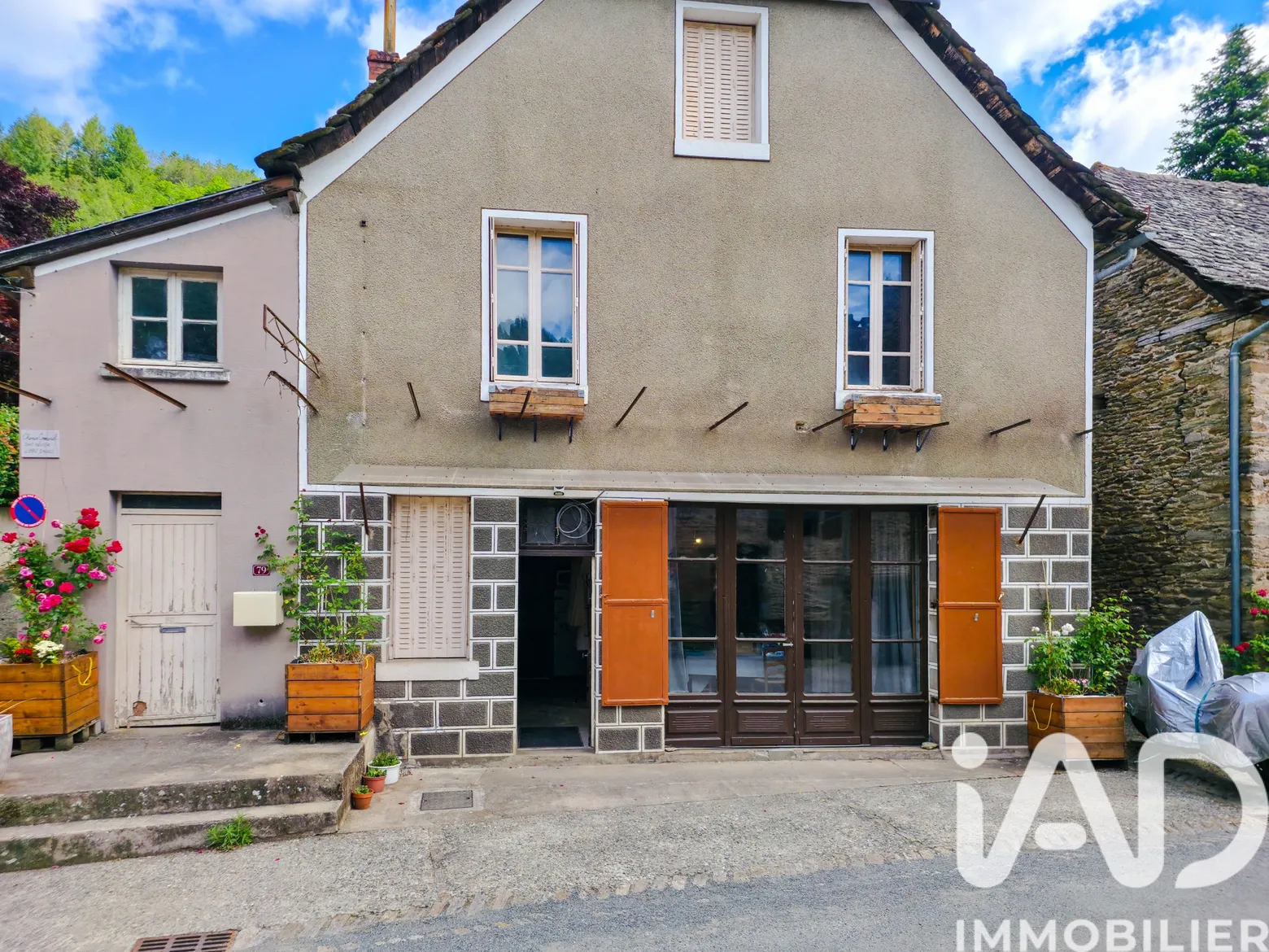 Vente maison à Saint-Parthem (12300) : maison de campagne 4 pièces 103 m² - 2020774 — 2