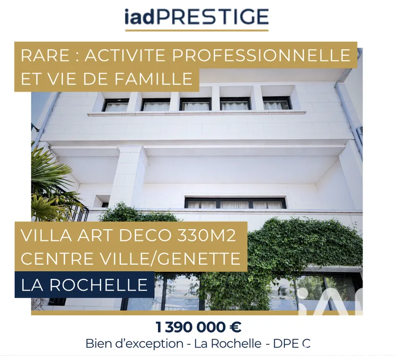 Maison 8 pièces 330 m² · à La Rochelle · 330 m² · 1 390 000 €