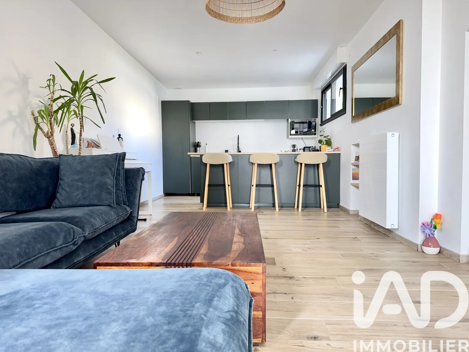 Vente maison à Indre (44610) : maison de ville 4 pièces 65 m² - 2019788 — 2
