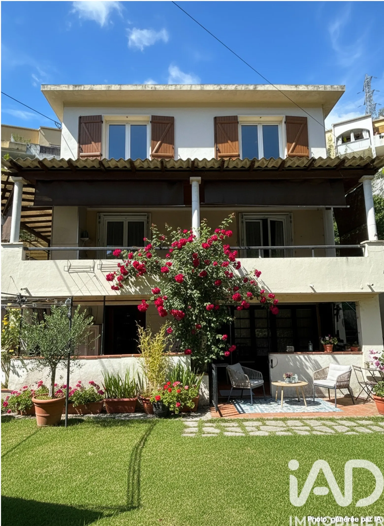 Vente maison à La Trinité (06340) : maison traditionnelle 4 pièces 110 m² - 2022150 — 2