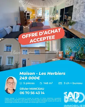 House in Les Herbiers (85500)