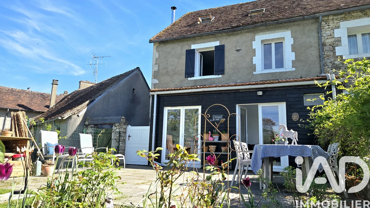 Vente maison à Liglet (86290) : maison de village 6 pièces 112 m² - 2021833 — 2