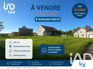 Terrain à bâtir à Wolfersdorf (68210)