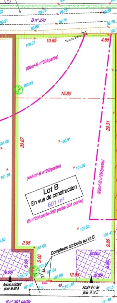 Terrain à bâtir à Maulette (78550)