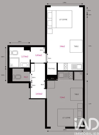 Apartment in Sucy-en-Brie (94370)