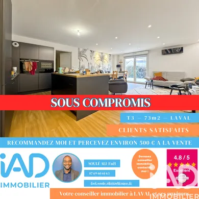 Apartment in Laval (53000)