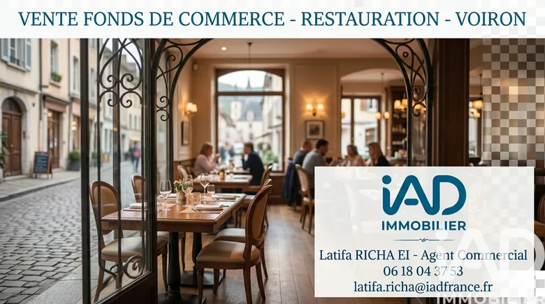 Restaurant à Voiron (38500) · 180 m² · 188 000 €