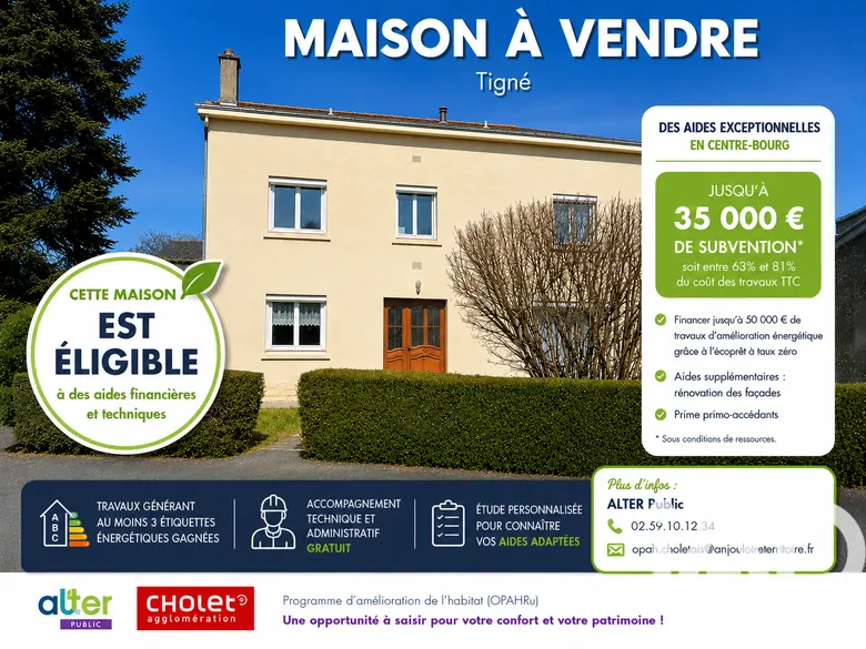Maison 5 pièces 126 m² · à Lys-Haut-Layon · 126 m² · 159 000 €