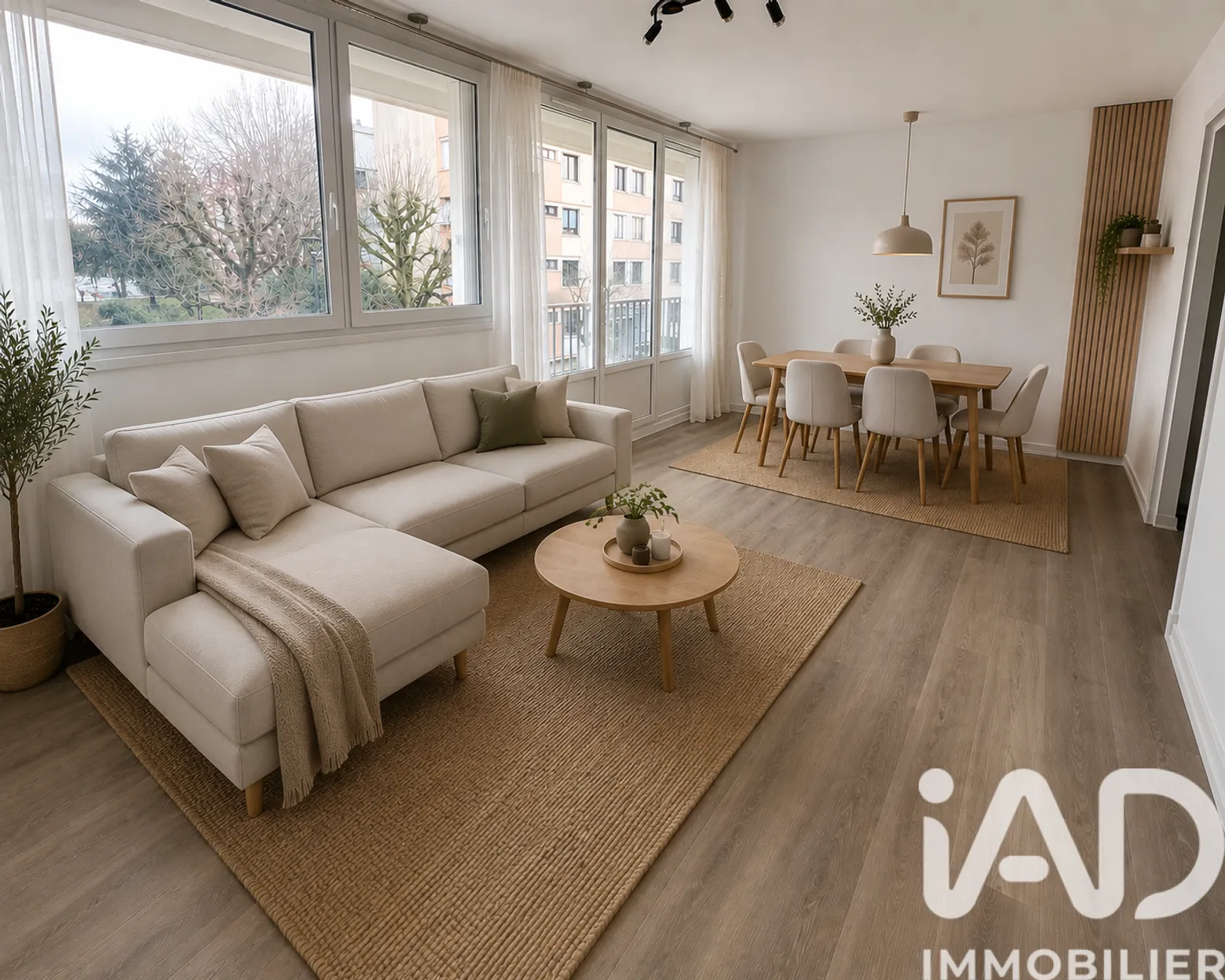 Vente appartement à Le Plessis-Robinson (92350) : appartement 5 pièces 82 m² - 2024964 — 2