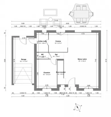 Building plot in Taverny (95150)