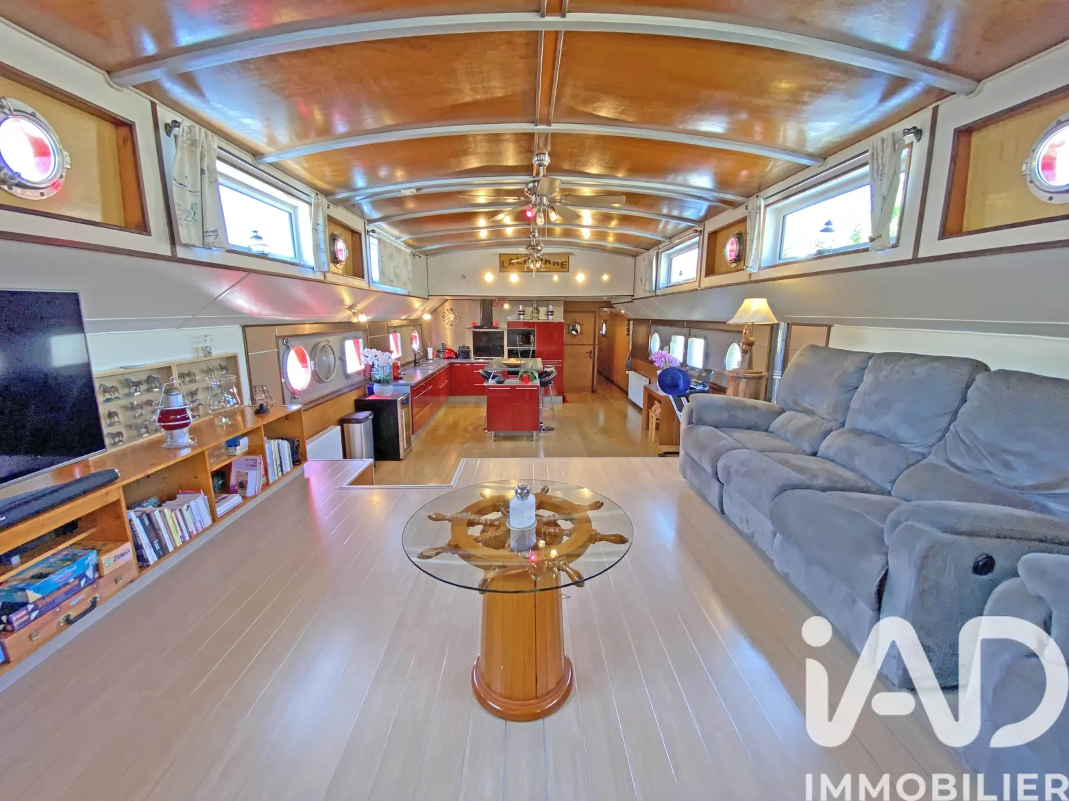 Vente maison à Saint-Mammès (77670) : péniche 7 pièces 175 m² - 2024164 — 2