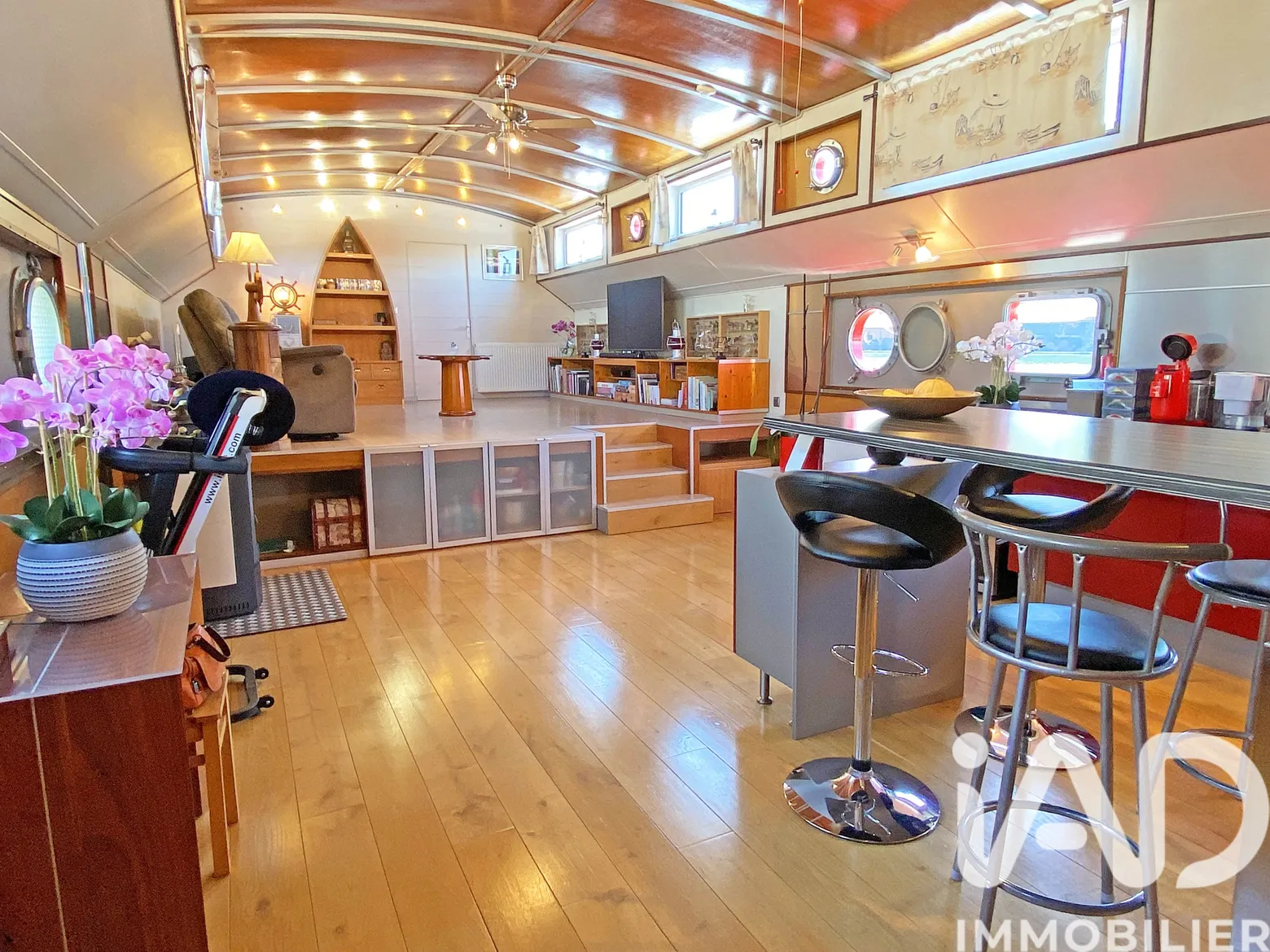 Vente maison à Saint-Mammès (77670) : péniche 7 pièces 175 m² - 2024164 — 3