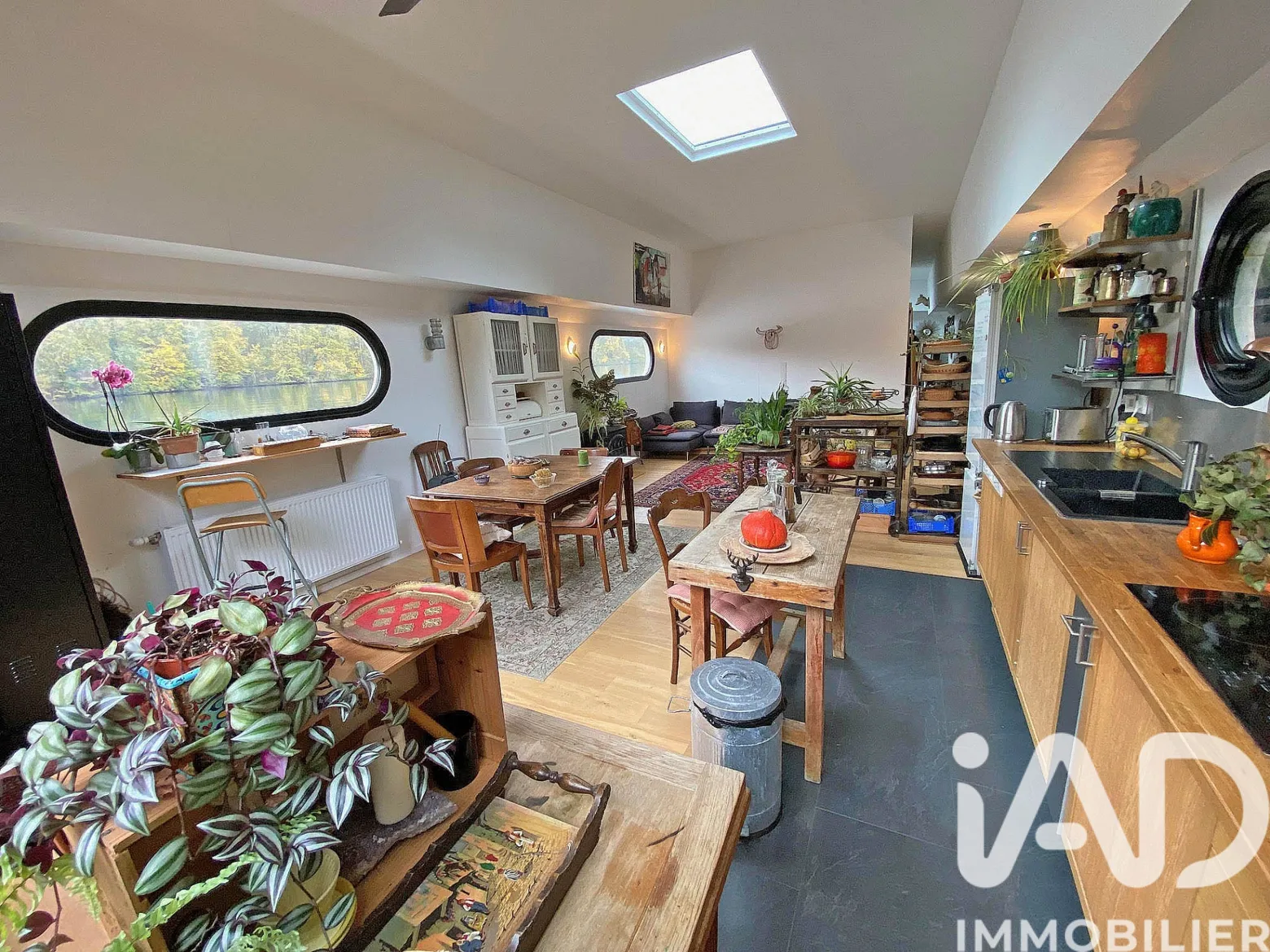 Vente maison à Conflans-Sainte-Honorine (78700) : péniche 6 pièces 170 m² - 2026665 — 2