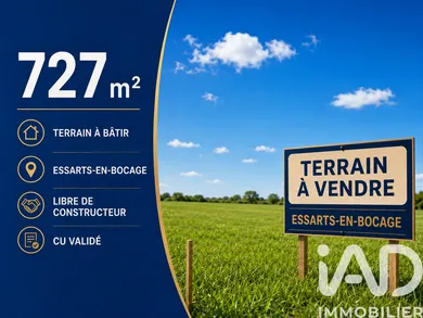 Terrain à Essarts-en-Bocage (85140)