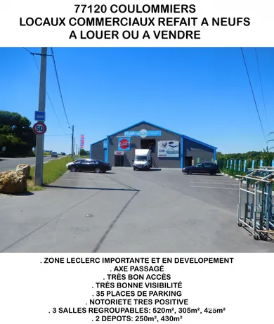 Murs commerciaux à Coulommiers (77120)