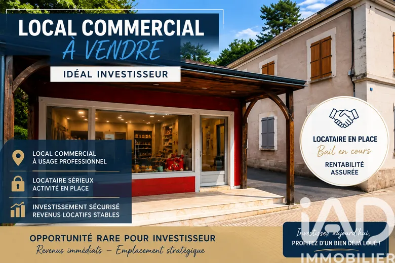 Murs commerciaux à Montval-sur-Loir (72500) · 142 m² · 79 800 €