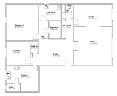 Appartement à Le Mans (72100)