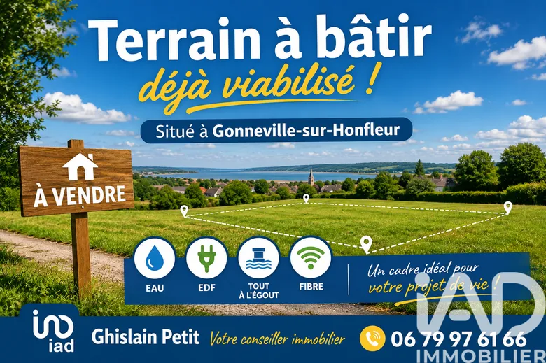 Terrain à Gonneville-sur-Honfleur (14600) · 255 000 €