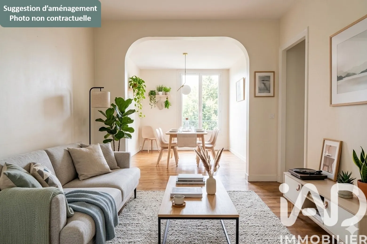 Vente appartement à Gentilly (94250) : appartement 3 pièces 57 m² - 2019890 — 2